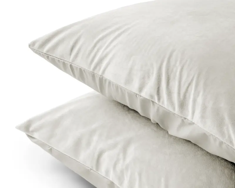 Creme - 100% Velvet kussen van Sleeptime