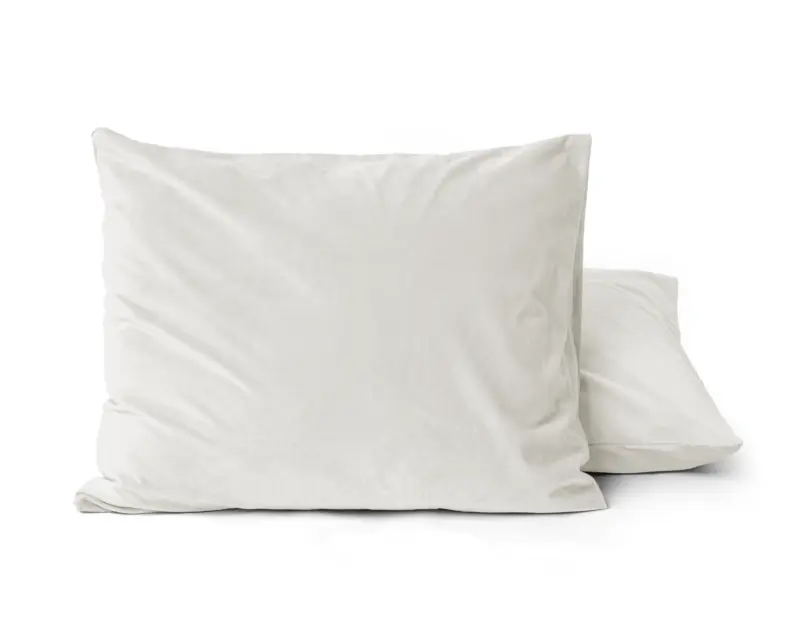 Sleeptime Velvet 2 in 1 kussenslopen Creme 60 x 70