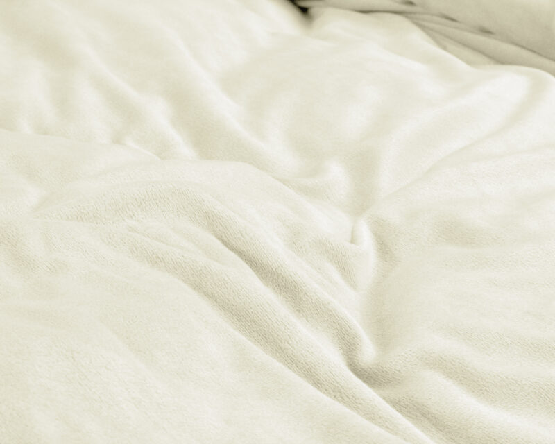 Sleeptime dekbedovertrek 140 x 220 cm van Velvet, Creme 140 x 220 cm