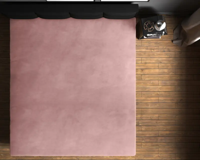 100% Velvet Polyester hoeslaken Oud Roze 90 x 200 cm van Sleeptime in 90 x 200 cm