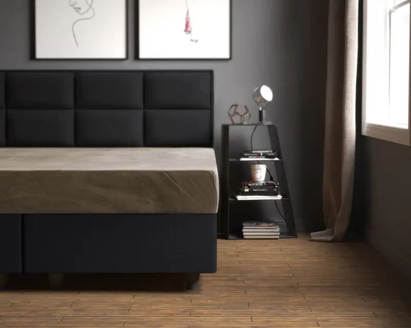 Taupe/Grijs 90 x 200 cm laken van Sleeptime, 90 x 200 cm