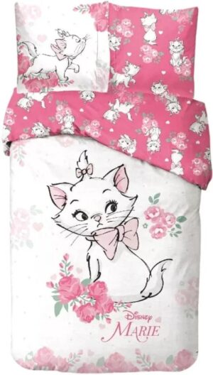 Disney AristoCats dekbedovertrek - Roze - 140 x 200 cm - 100% katoen