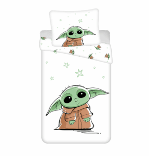 Star Wars dekbedovertrek Baby Yoda - Multicolor - 140 x 200 cm - 100% katoen