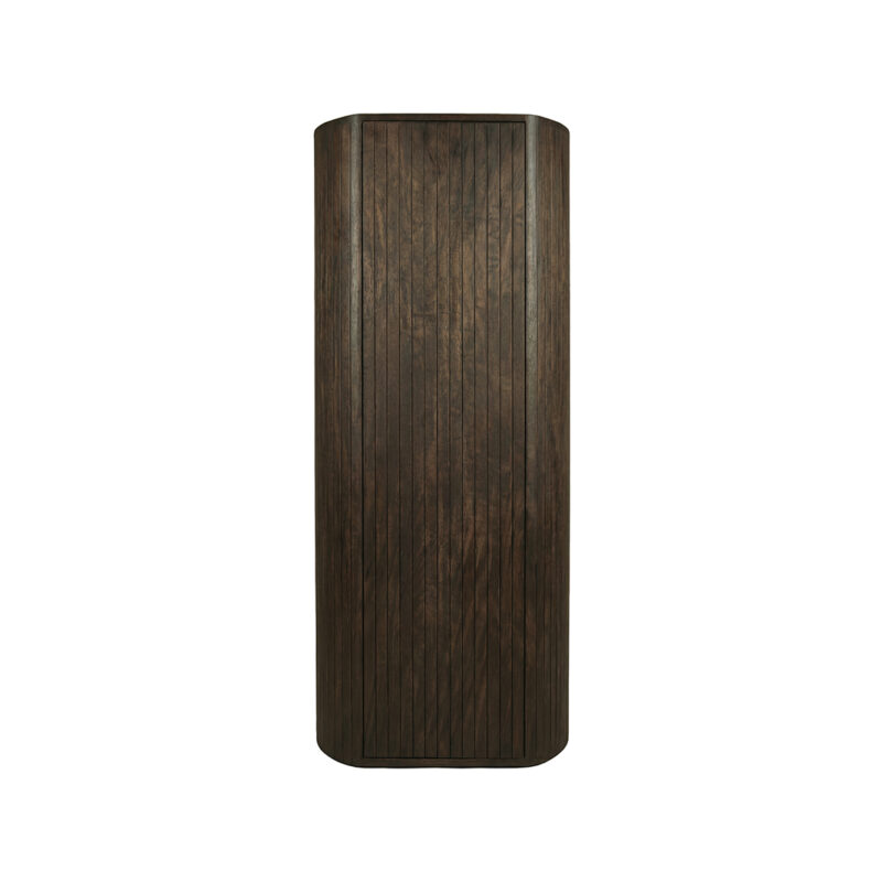 LABEL51 Bergkast Miya - Espresso - Mangohout - pre order, vooraanzicht (2)