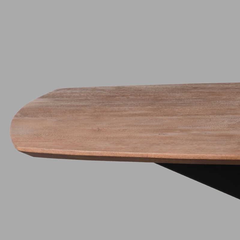 LABEL51 Eetkamertafel Zane - Espresso - - 220 cm