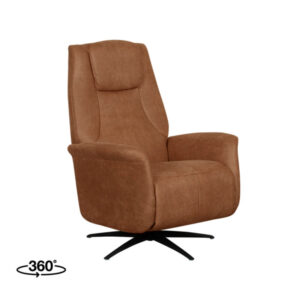 Label51 fauteuil Stockholm - Cognac - Kunstleder