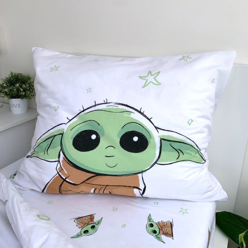 Beddengoed Baby Yoda 140 x 200 cm van Star Wars, Multicolor