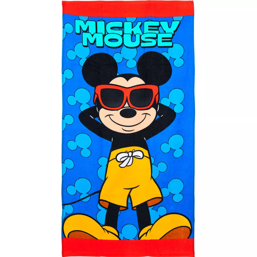 Disney Mickey Mouse strandlaken Cool 70 x 140 cm - Blauw - 70 x 140 cm - 100% katoen