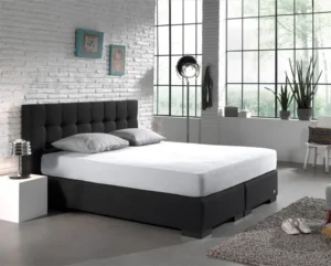 Dreamhouse hoeslaken Wit 80/100 x 220 cm - Wit - 80 x 220 cm - 100% Katoen gebreid