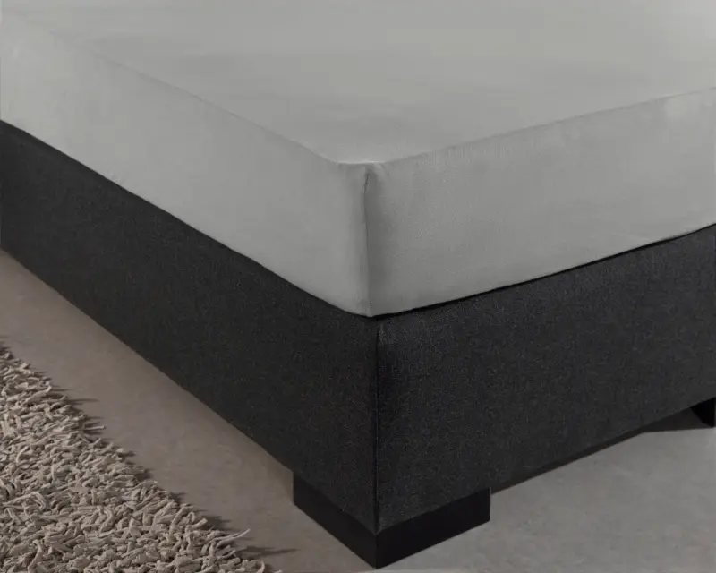 Hoeslaken Grijs 190/200 x 200/220 cm 190 x 200 cm van Dreamhouse, Grijs