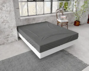 Dreamhouse hoeslaken Antraciet 140 x 200/210 cm - Antraciet - 140 x 200 cm - 100% Flanel Katoen