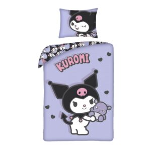 Hello Kitty dekbedovertrek 140 X 200 cm - Paars - 140 x 200 cm - Polyester