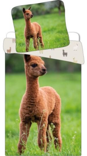 Dekbedovertrek Lama – Katoen - Multicolor - 140 x 200 cm - 100% katoen