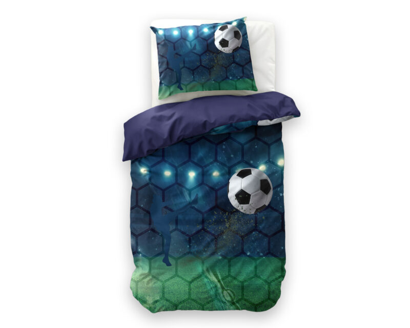 Little Monster Live football Blauw 140 x 200/220