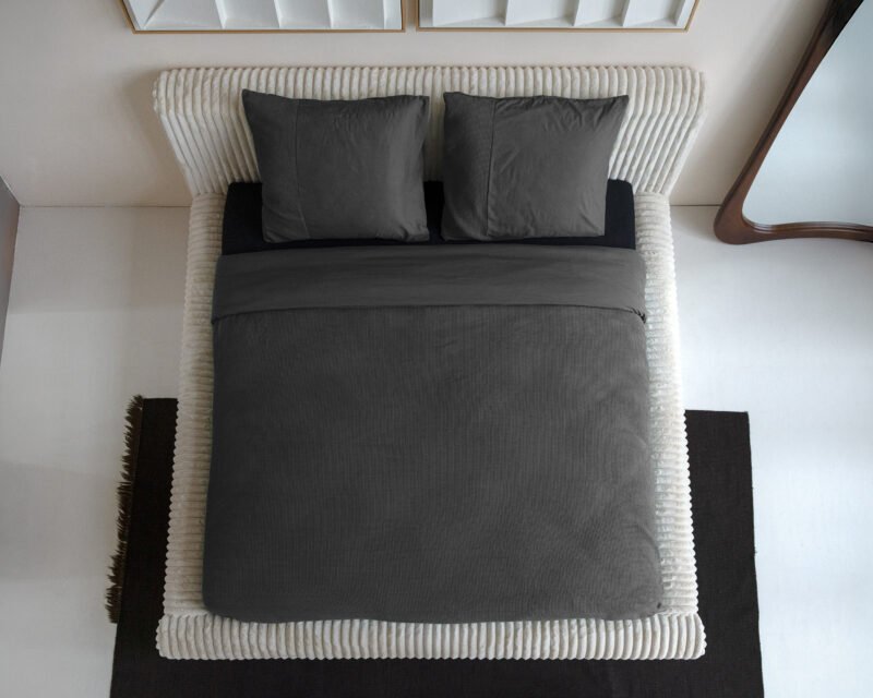 Waffle Antraciet 140 x 200/260 Primaviera Deluxe
