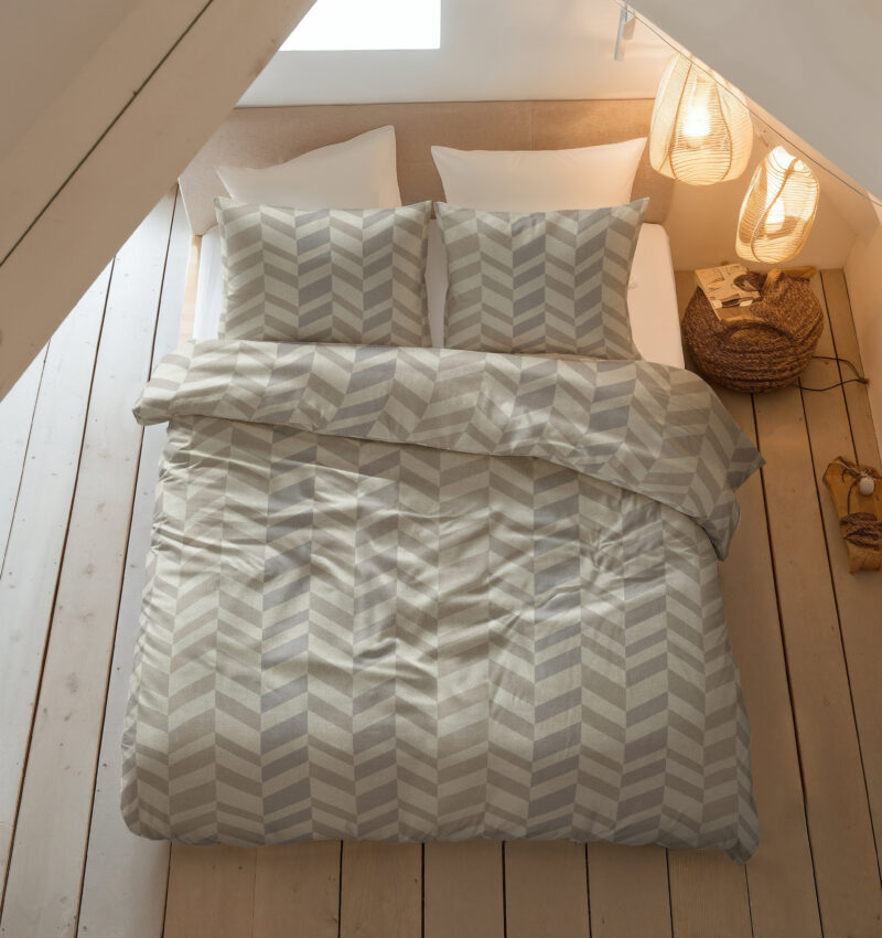 Chevron Beige/Zand 140 x 200/220