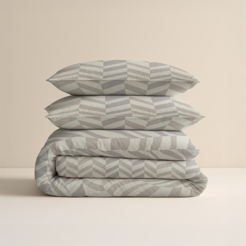 Sleeptime Chevron Beige/Zand 240 x 200/220 cm