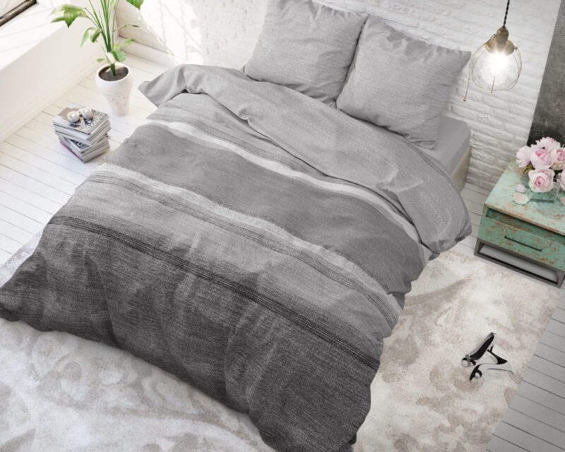 Sleeptime bed 240 x 220 cm van Micropercal / Katoen - Grijs