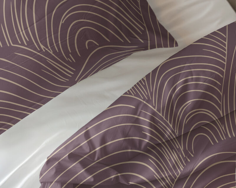 Dreamscape Paars - Sleeptime bed 200 x 220 cm van Katoen