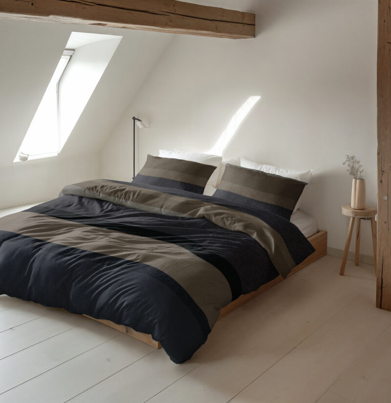 Ravon Taupe/Antraciet 140 x 200/220 Sleeptime