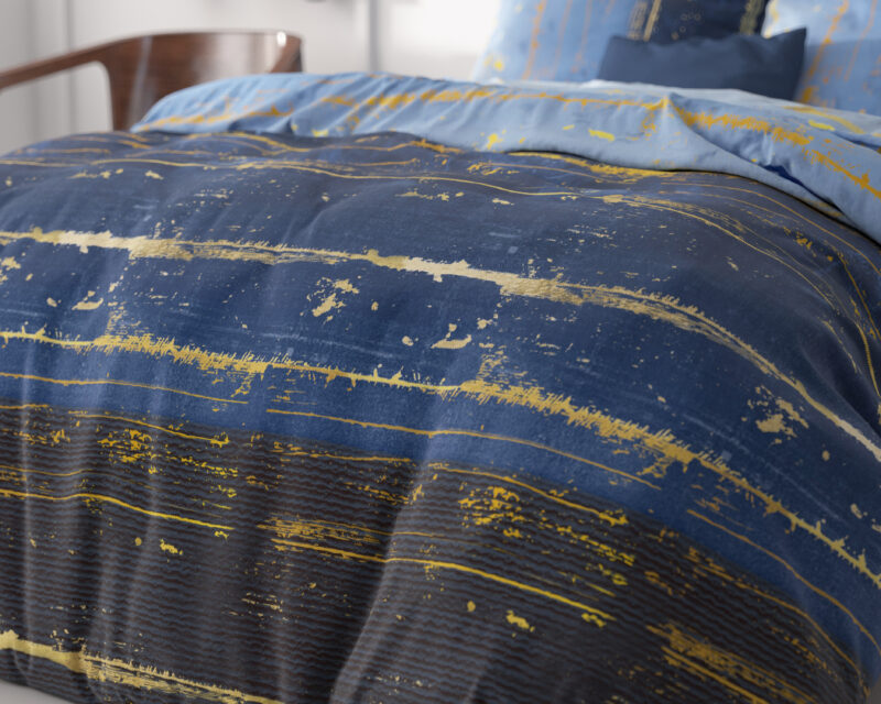 Sleeptime bed 200 x 220 cm van Polyester / Katoen - Blauw