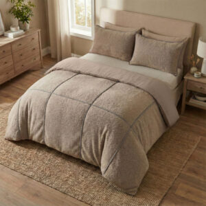 Sleeptime Teddy Trim Donker Taupe 240 x 200/220