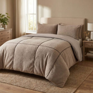Sleeptime Teddy Trim Taupe 140 x 200/220