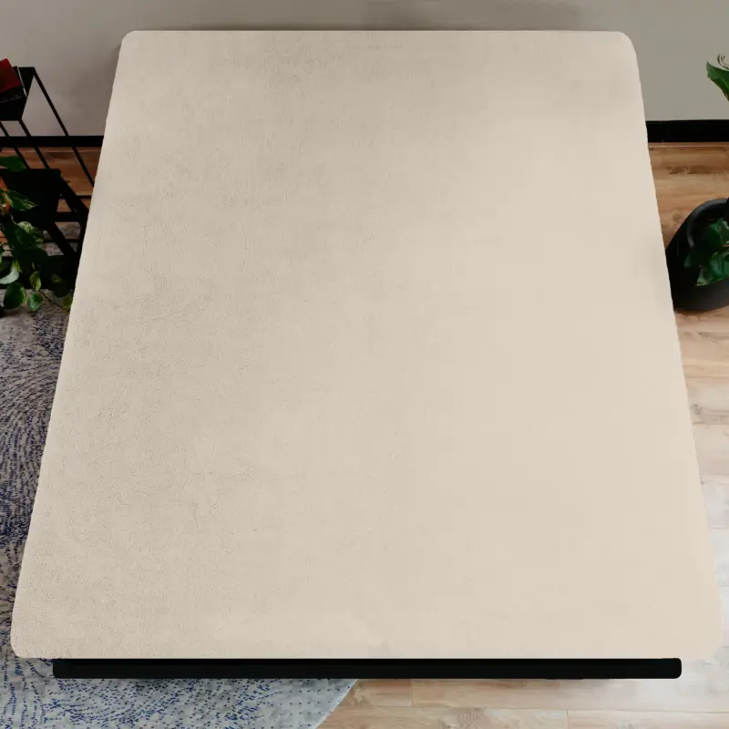 Sleeptime laken 180 x 200 cm van 100% Teddy Polyester, Creme 180 x 200 cm