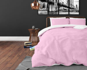 Sleeptime Twin Face Roze/Wit 140 x 200/220