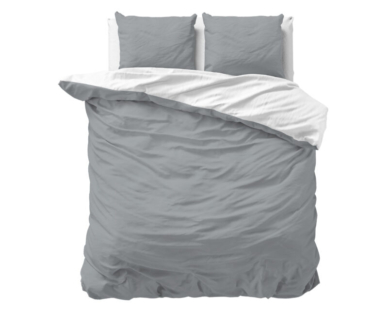 Sleeptime Twin Face Wit/Grijs 200 x 200/220 cm