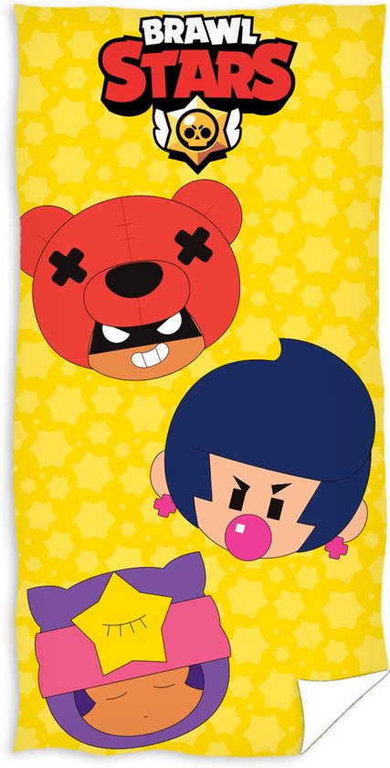 Multicolor - Brawl Stars Badlaken 70x140cm Katoen