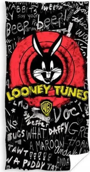 Looney Tunes strandlaken 70 x 140 cm - Multicolor - 70 x 140 cm - 100% katoen