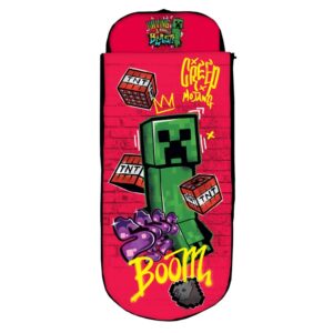 Minecraft bed Boom 62 x 150 x 20 cm - Roze - 62 x 150 cm - 100% Polyester
