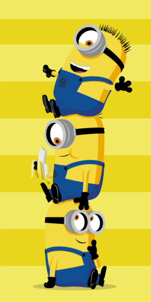 Minions handdoek 70 x 140 cm katoen pre order - 70 x 140 cm - 100% katoen