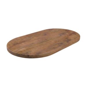 Label51 eetkamertafel Tafelblad Halve Cirkel - Nature Smooth - Mangohout