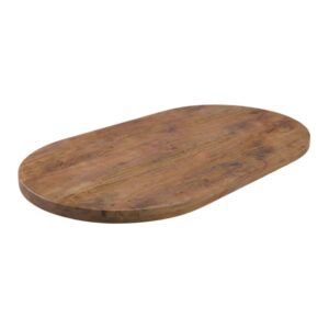 Label51 eetkamertafel Tafelblad Halve Cirkel - Nature Smooth - Mangohout (2)