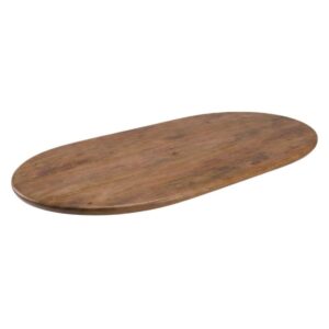 Label51 eetkamertafel Tafelblad Halve Cirkel - Nature Smooth - Mangohout (3)