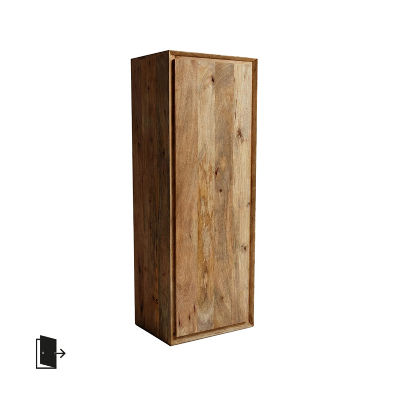 LABEL51 Bergkast Nori - Natural - Mangohout - 140 cm - Rechts