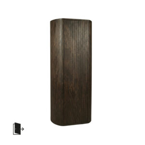 Label51 kast Miya - Espresso - Mangohout - foto 1