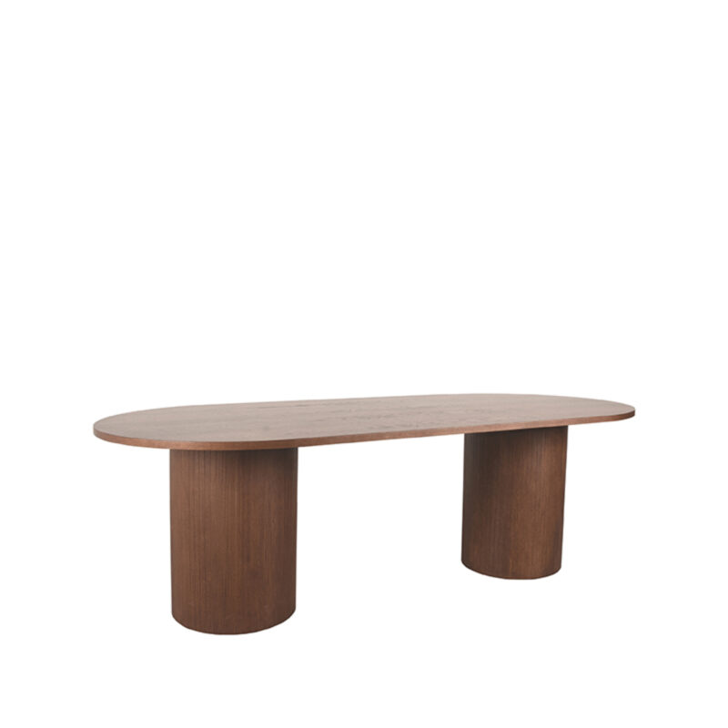 Oliva eettafel van Label51 - Walnoot