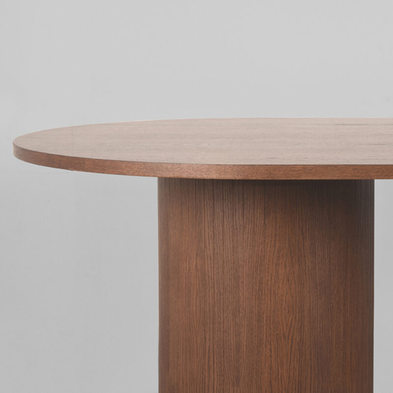 Label51 eettafel van Eiken, Oliva - Walnoot
