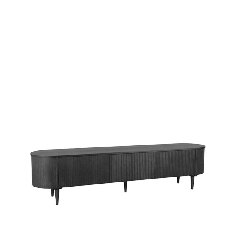 LABEL51 Tv-meubel Oliva - Zwart - Eiken - 220 cm
