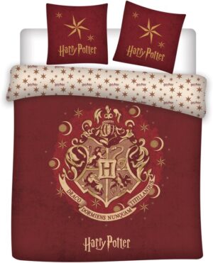 Harry Potter dekbedovertrek Hogwarts - Multicolor - 240 x 220 cm - 100% Polyester