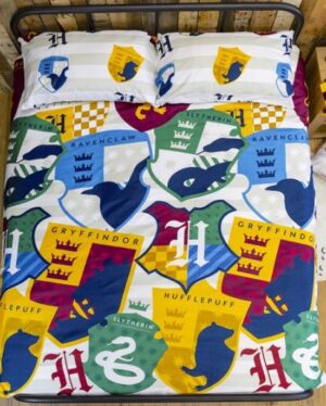 Harry Potter dekbedovertrek 200 X 200 CM - Multicolor - 200 x 200 cm - 100% katoen