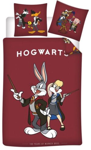 Harry Potter dekbedovertrek 140×200cm - Multicolor - 140 x 200 cm - 100% katoen
