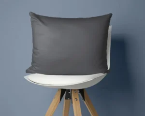 Primaviera Deluxe kussen - Antraciet - 100% katoen/satijn