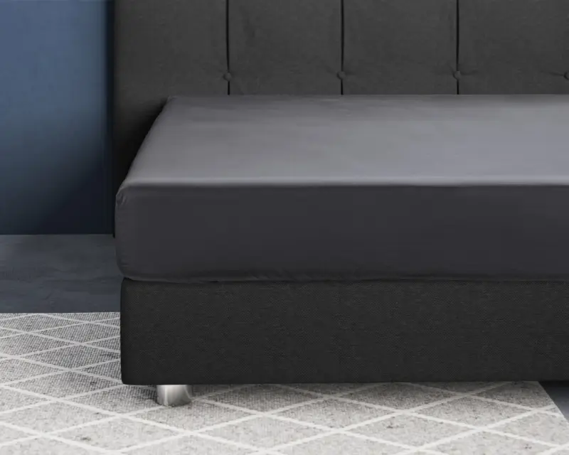 Antraciet 180 x 210 cm laken van Primaviera Deluxe, 180 x 210 cm