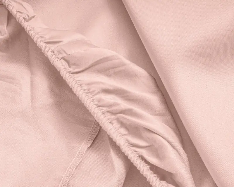 Primaviera Deluxe laken 120 x 200 cm van 100% katoen/satijn, Roze 120 x 200 cm