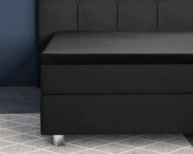 Zwart 160 x 200 cm laken van Primaviera Deluxe, 160 x 200 cm - foto 2