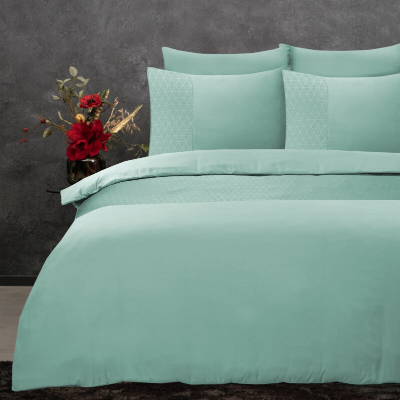 Sleeptime Berlin Mint groen 200 x 220